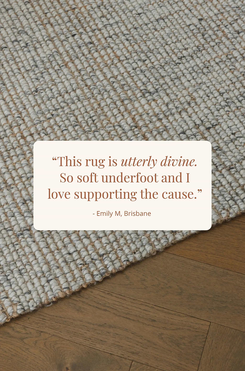 Alskar Handwoven Wool and Jute Rug in Grey