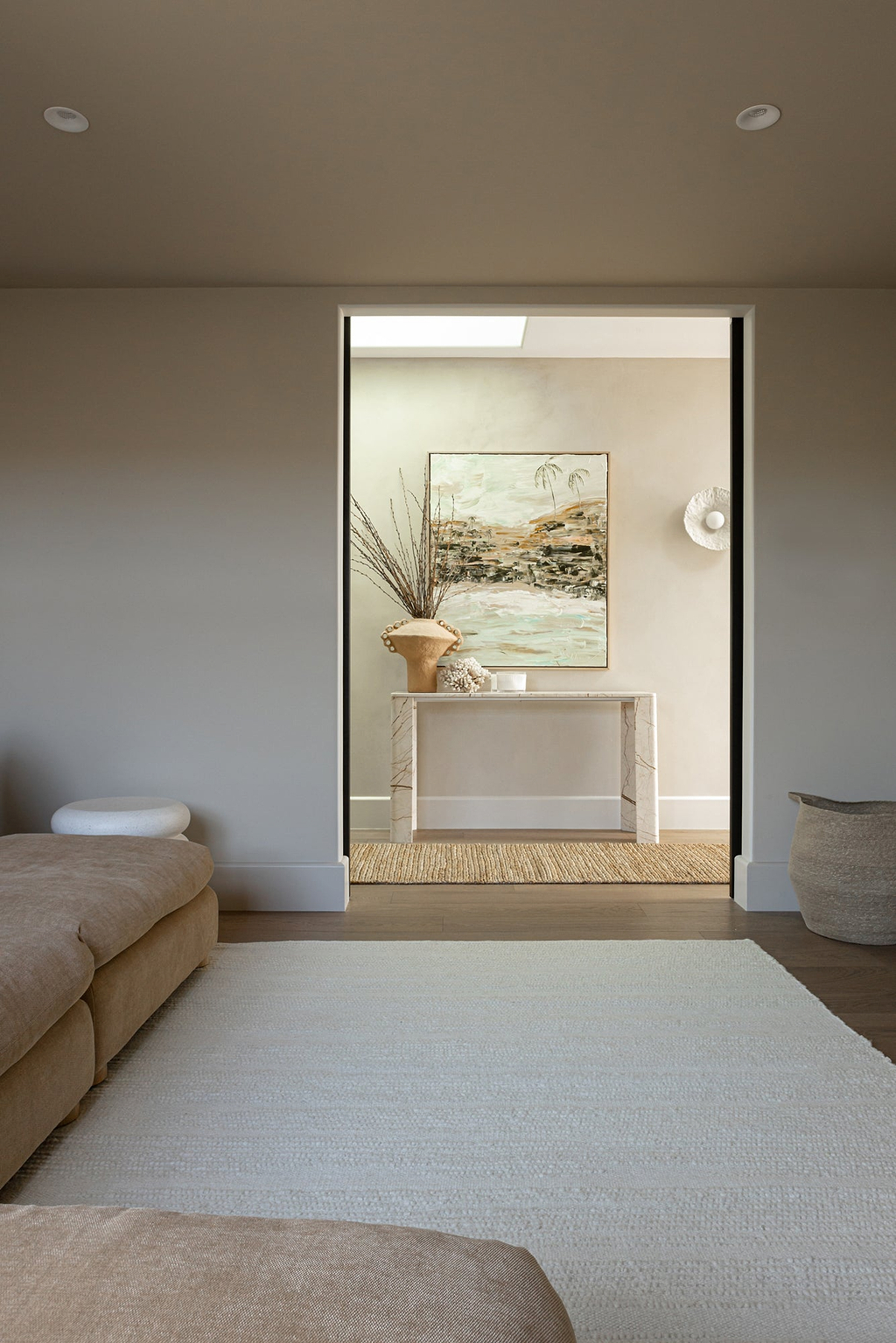Elk Undyed Wool Rug in Natural White