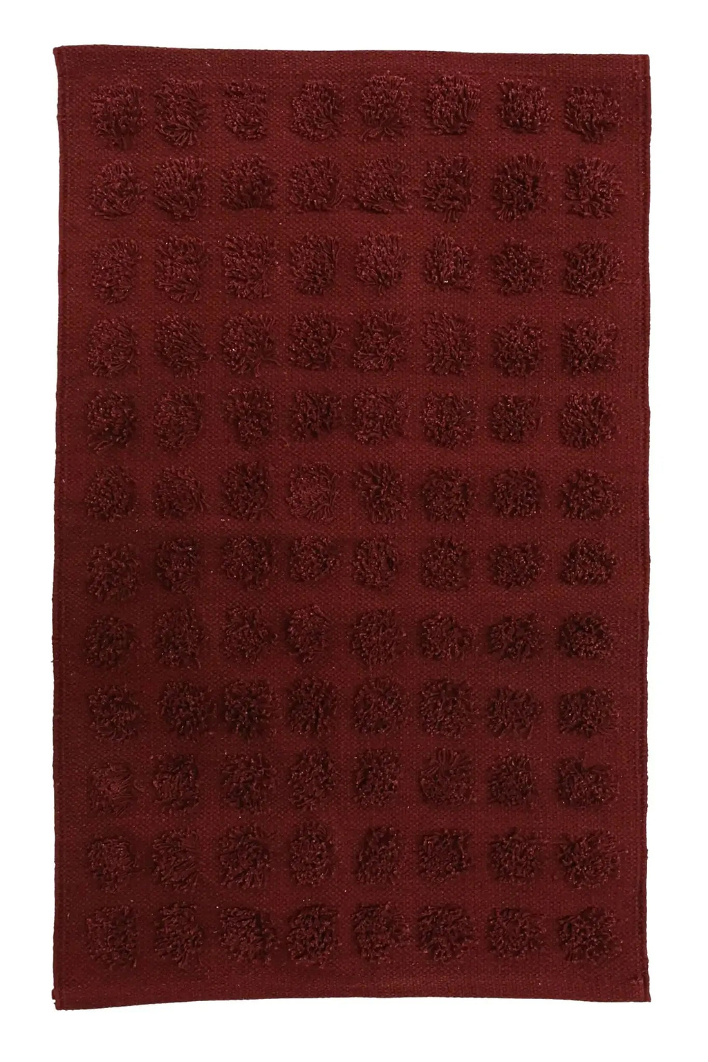 Merry Handwoven Cotton Bathmat in Mulberry