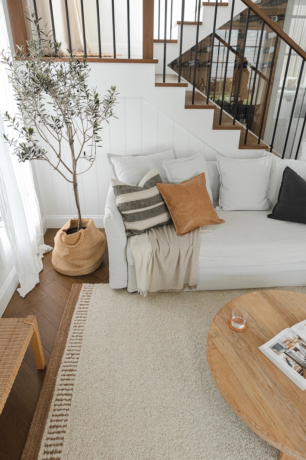 Ojai Wool & Jute Rug in Ivory