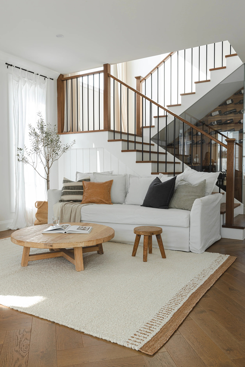 Ojai Wool & Jute Rug in Ivory