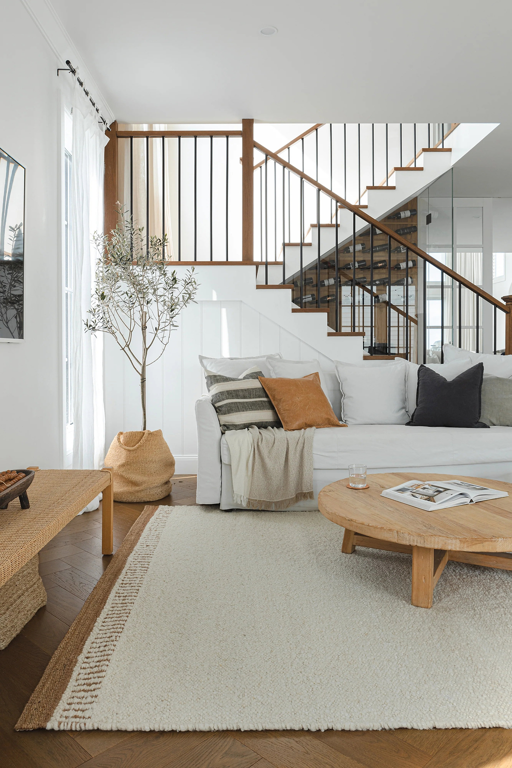 Ojai Wool & Jute Rug in Ivory