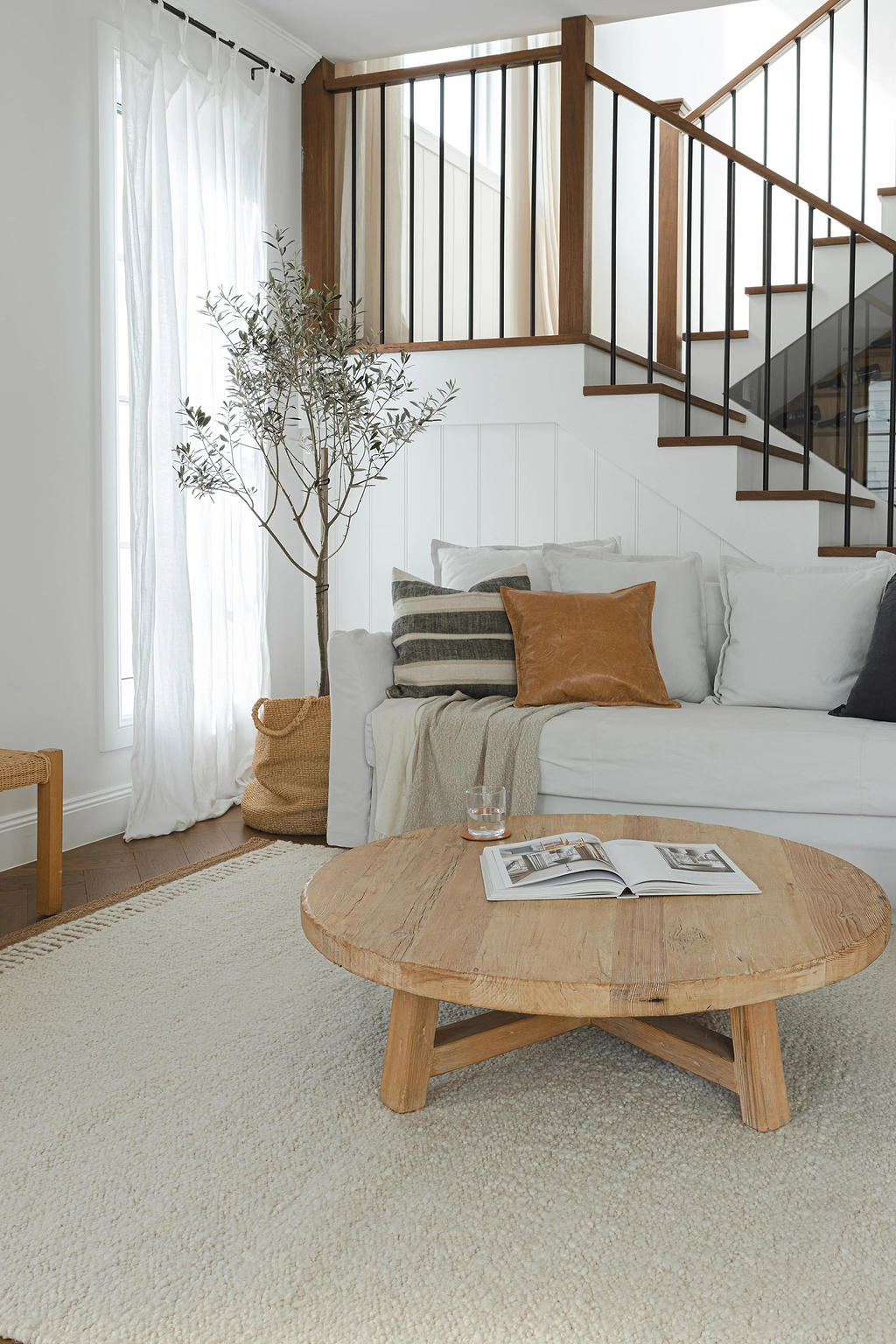 Ojai Wool & Jute Rug in Ivory