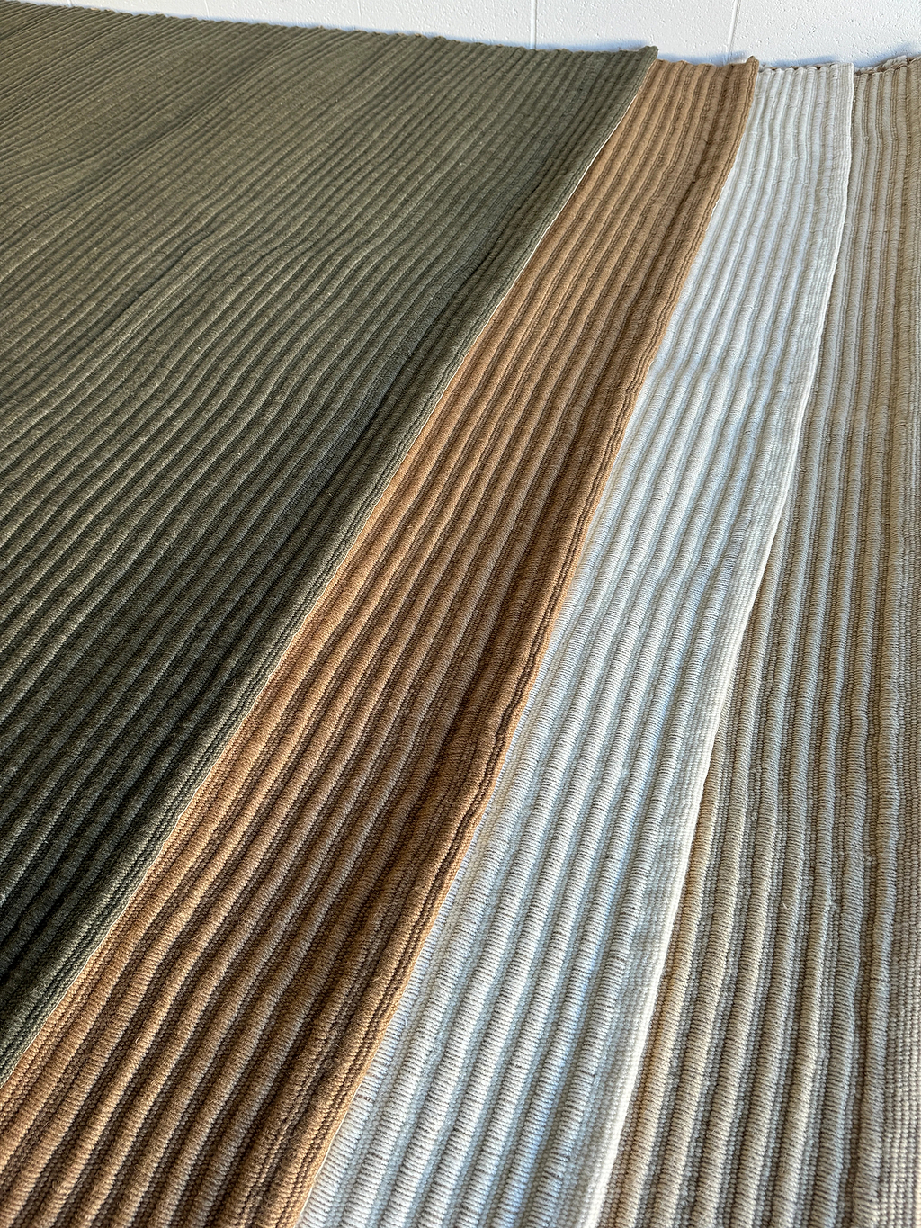 Sample of Mendocino Wool & Jute Rug in Ivory