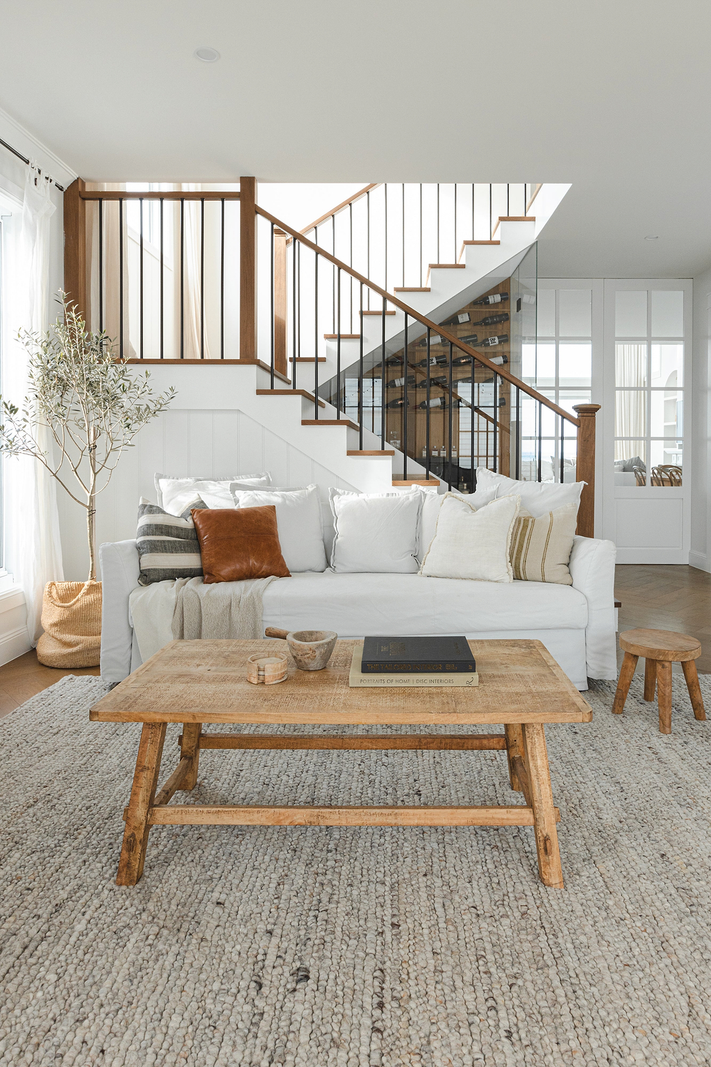 Topanga Chunky Wool Rug in Pebble