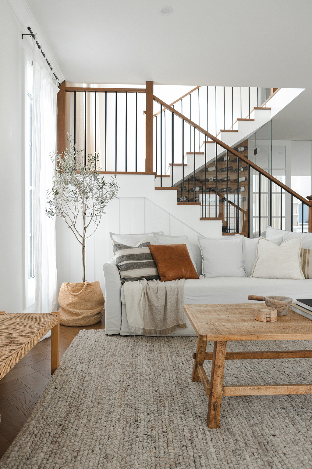 Topanga Chunky Wool Rug in Pebble
