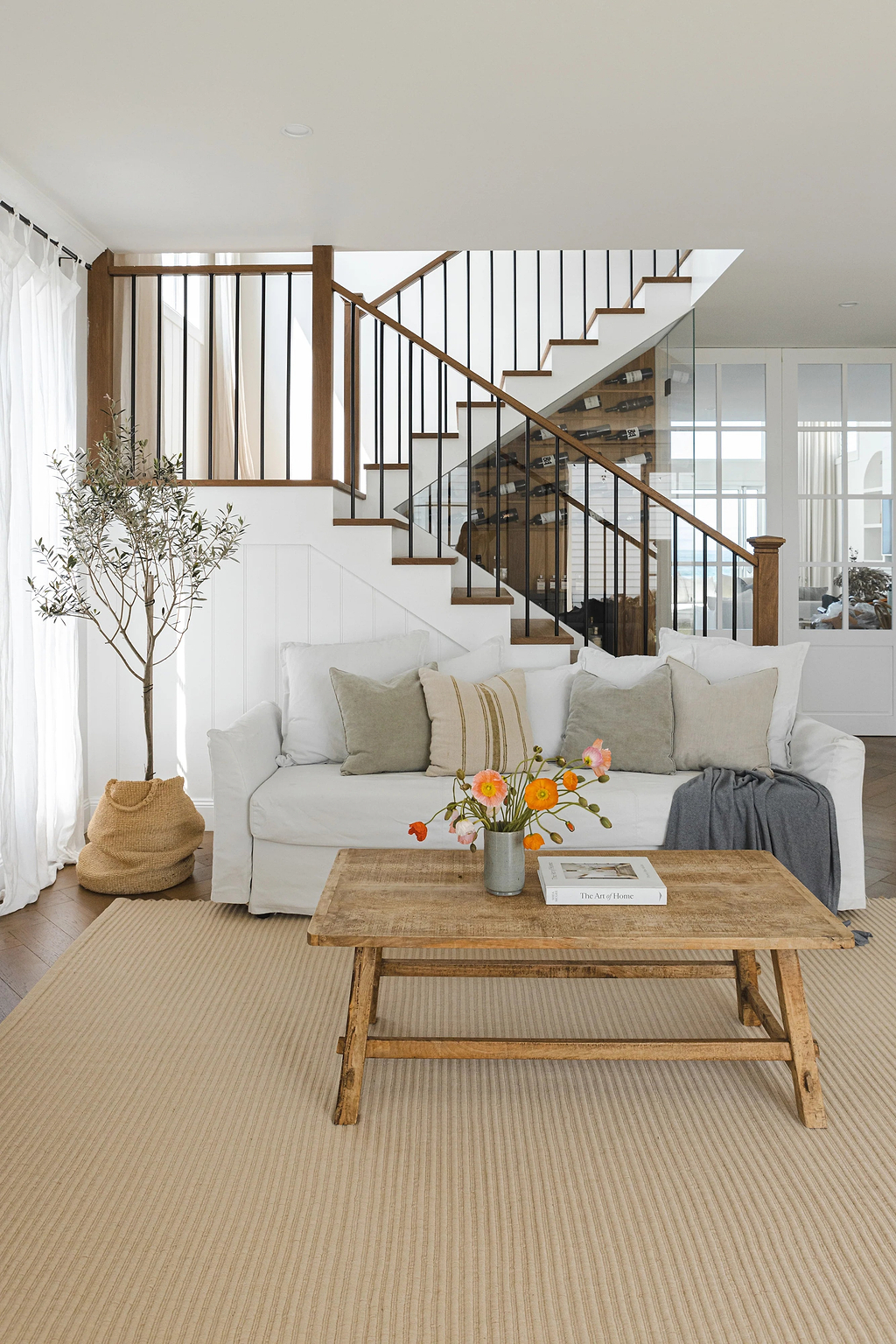 Mendocino Wool & Jute Rug in Latte