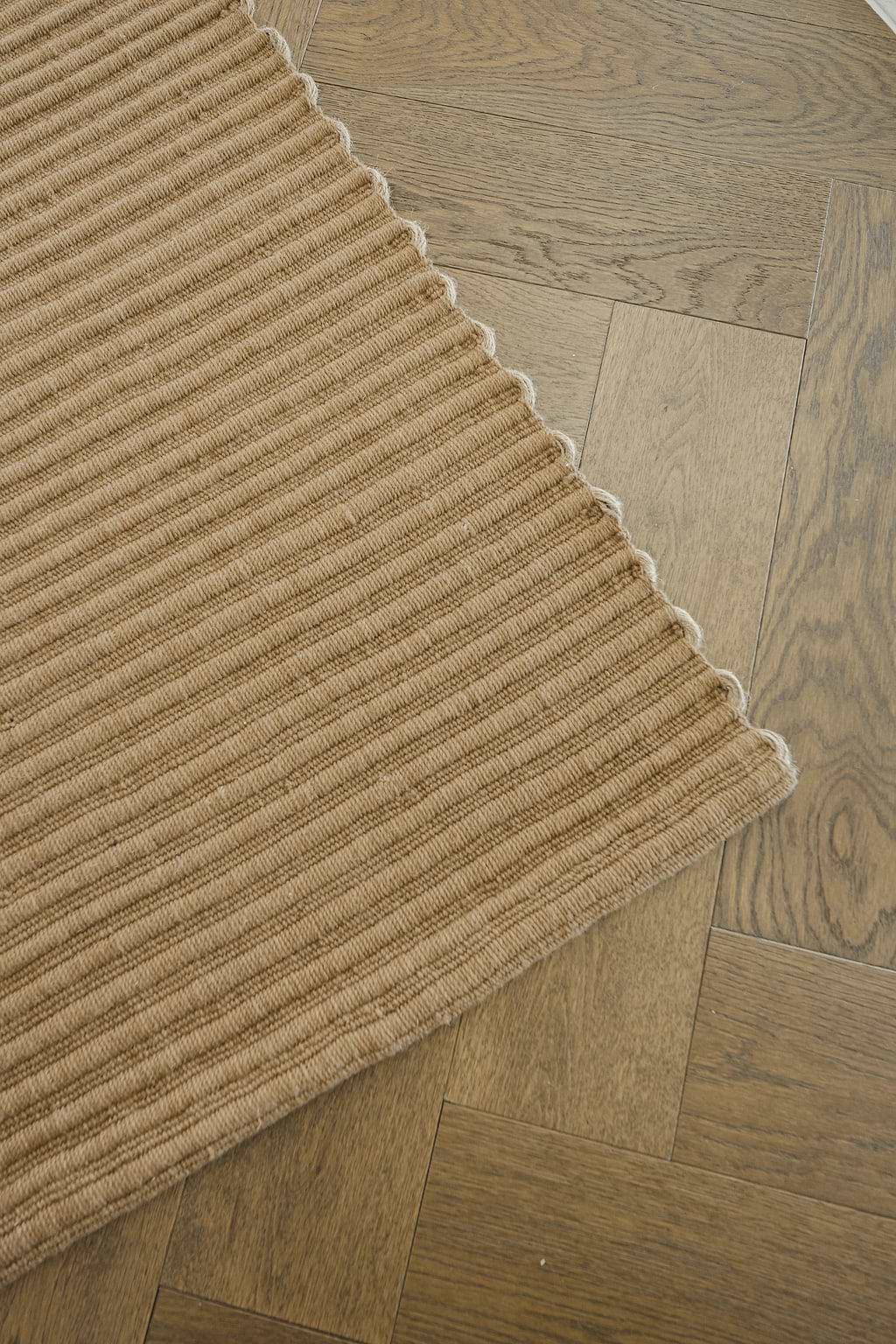 Mendocino Wool & Jute Rug in Clay