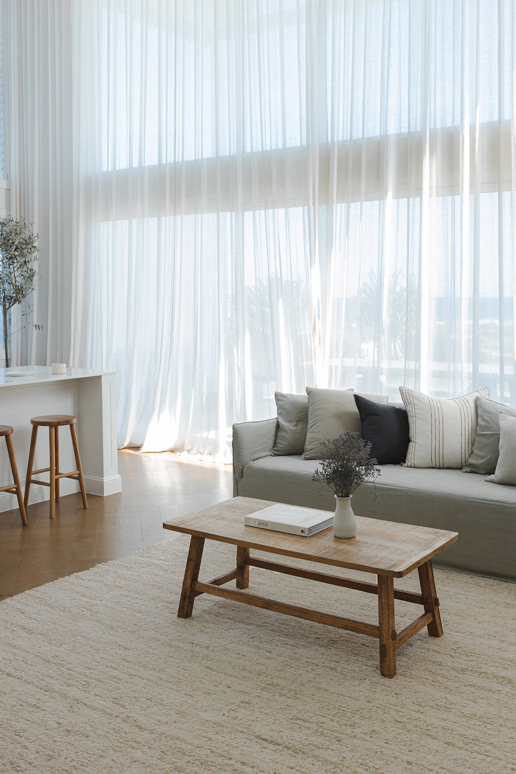 Sedona New Zealand Wool Rug in Pearl
