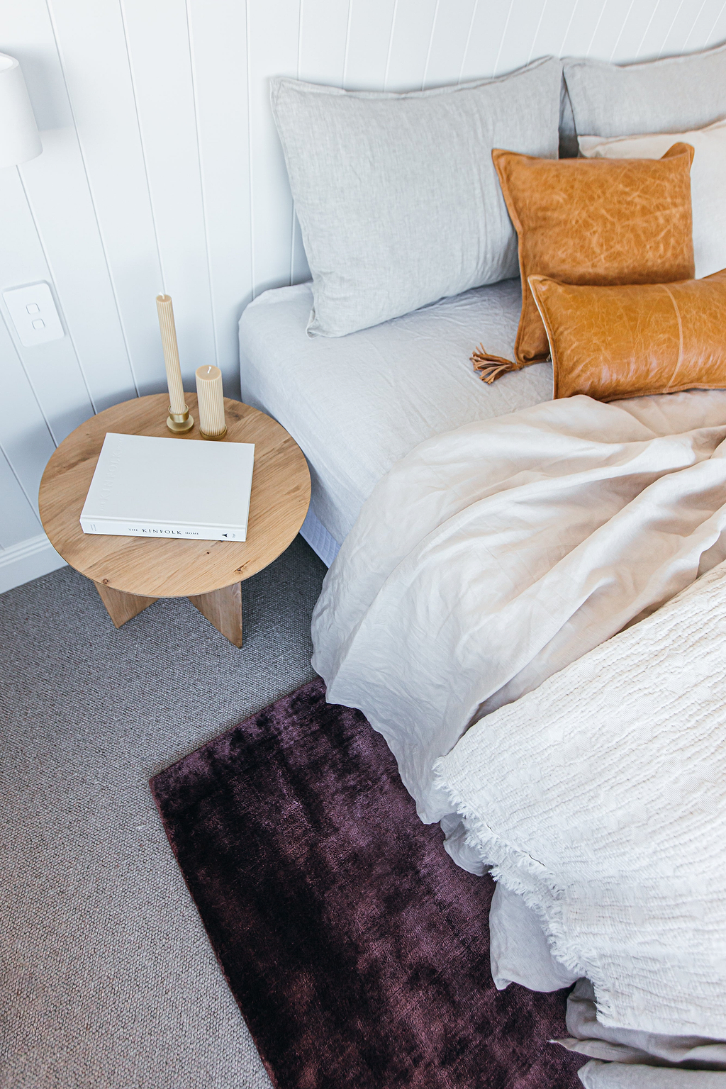 Lustre Luxe Rug in Mulberry