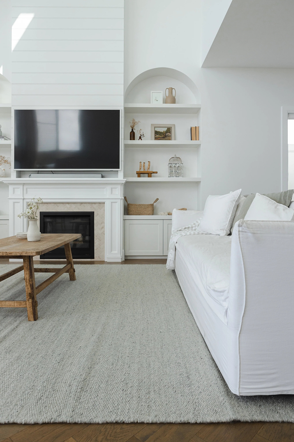 Sample of Seattle Wool Rug in Dove