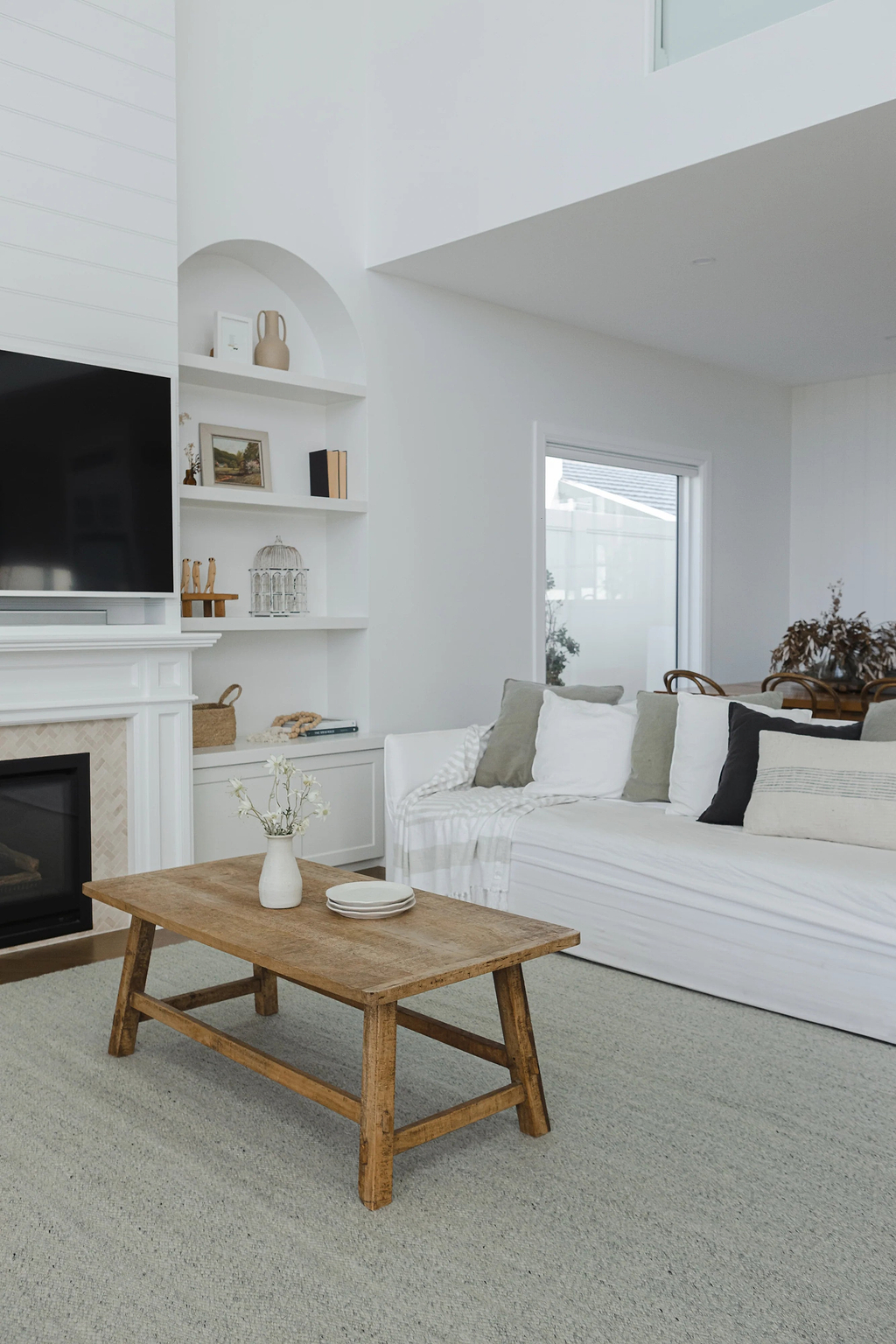 Sample of Seattle Wool Rug in Dove