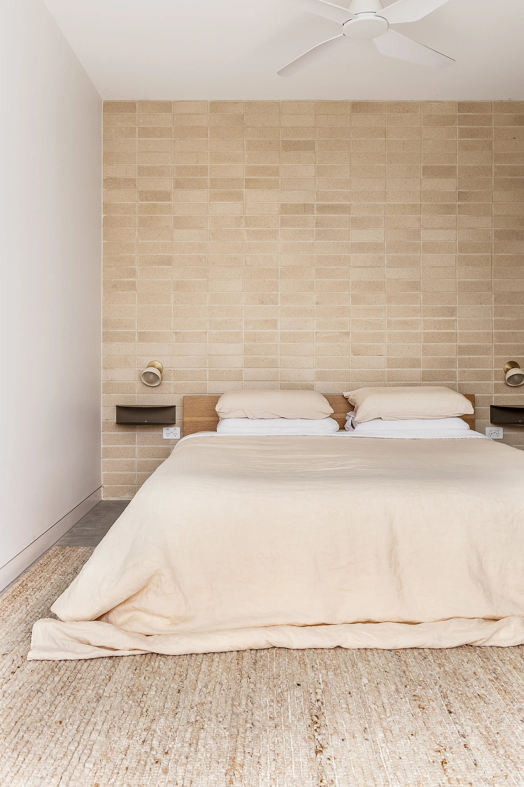 Sample of Bangalow Undyed New Zealand Wool Rug in Paperbark