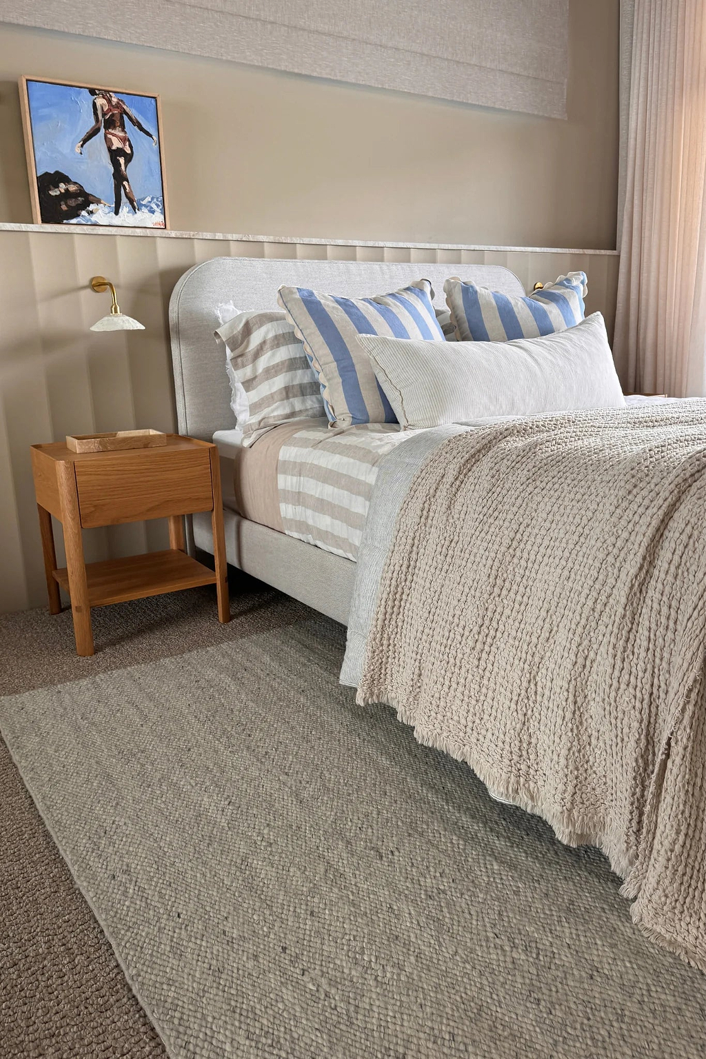 Sample of Seattle Wool Rug in Dove