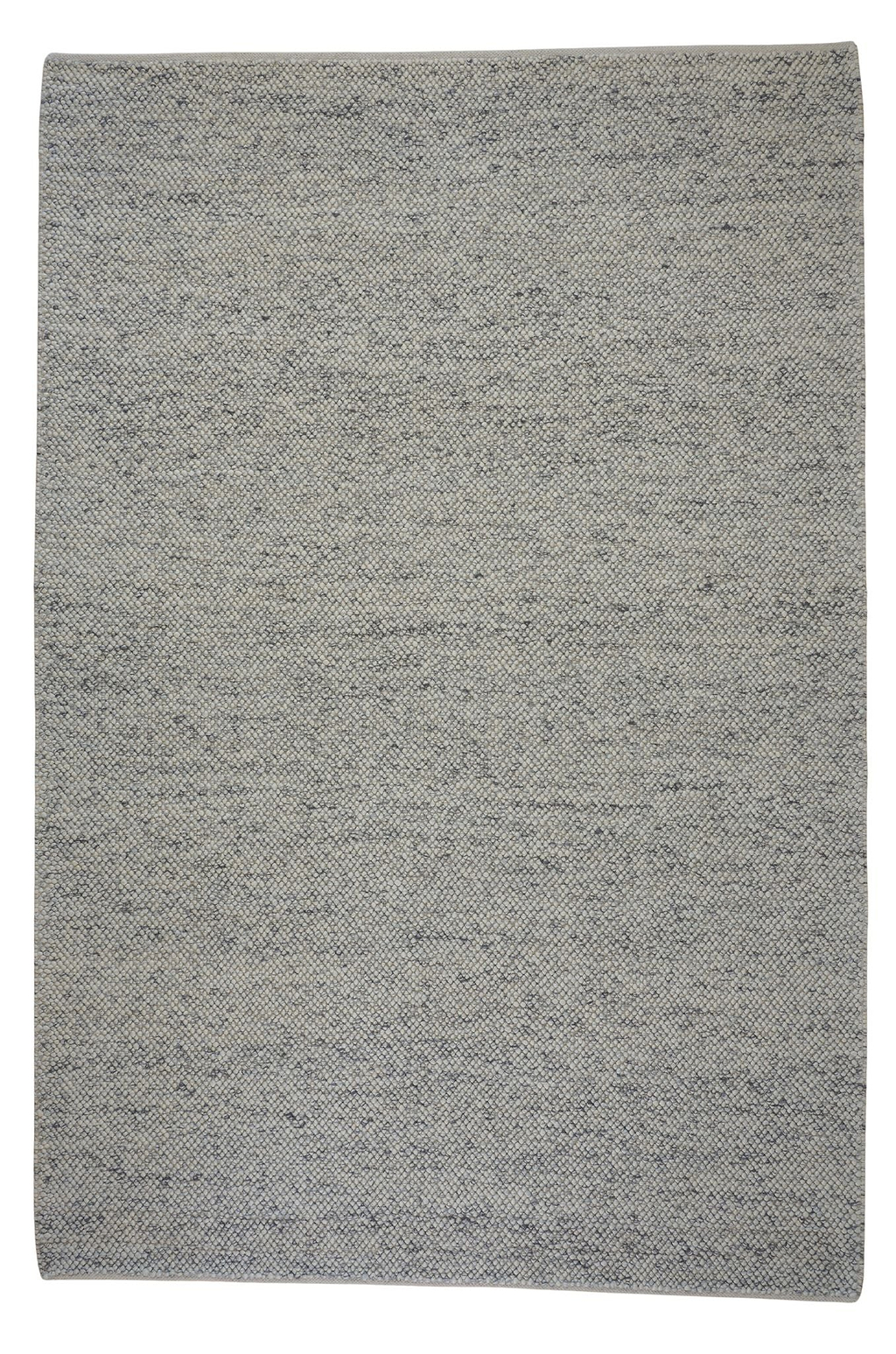 Serenity Handwoven Chunky Wool Rug in Grey