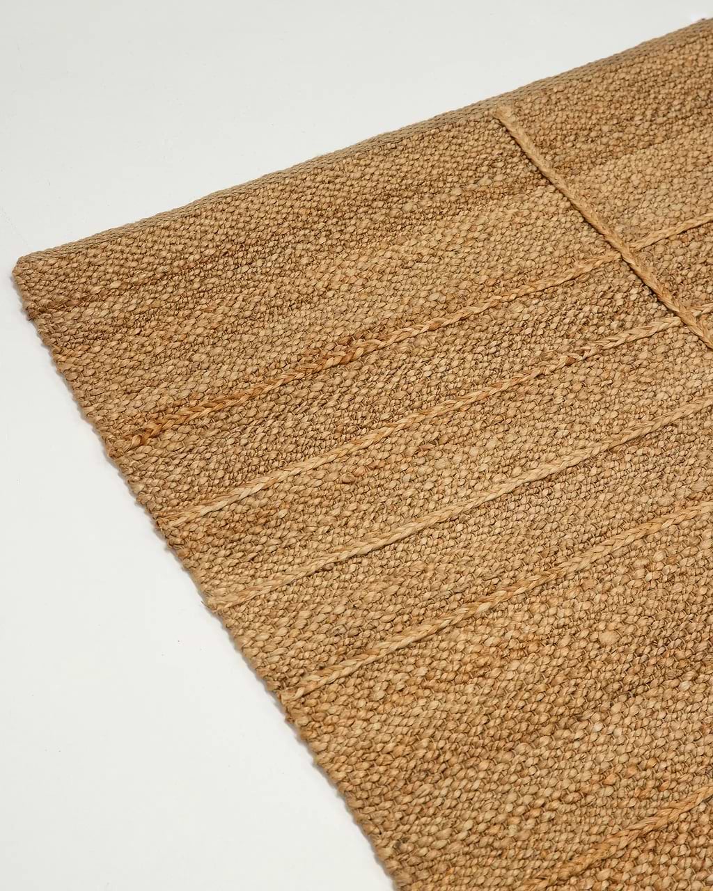 Sample of Lennox Jute Rug in Natural
