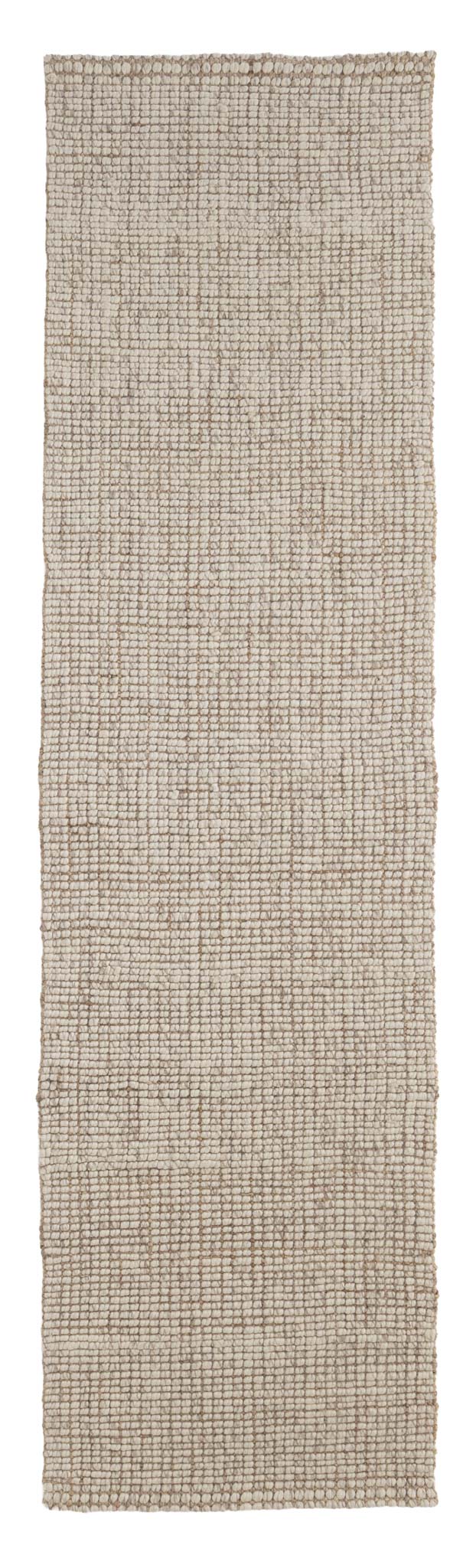 Alskar Handwoven Wool and Jute Runner Rug in Wheat