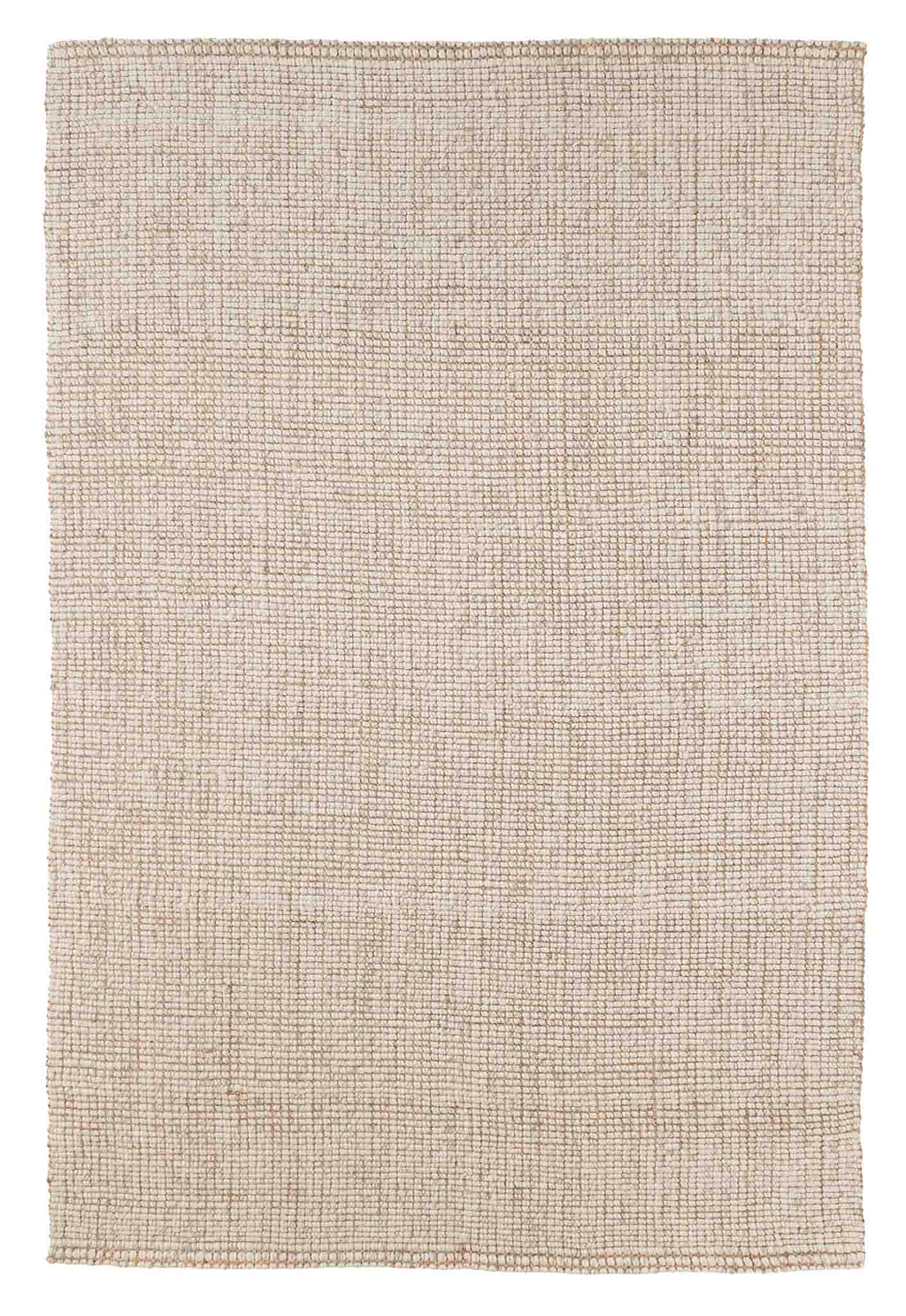 Alskar Handwoven Wool and Jute Rug in Wheat