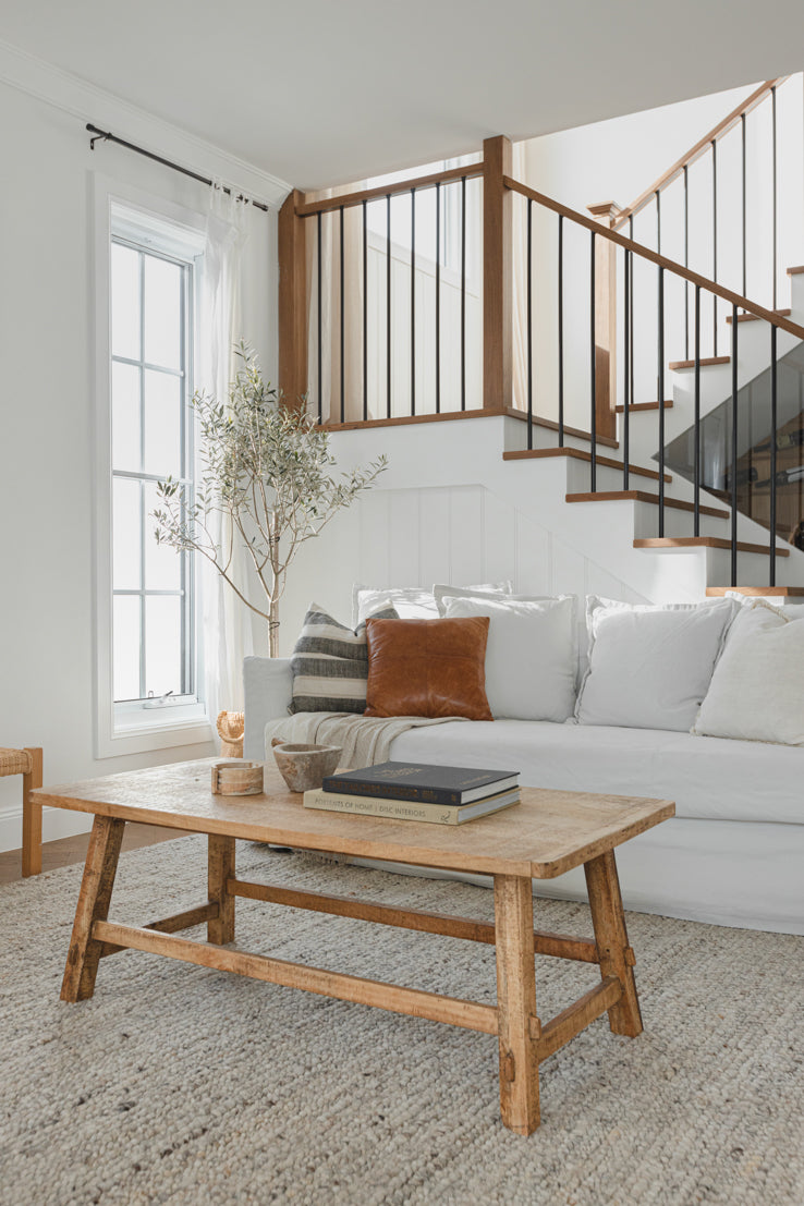 Topanga Chunky Wool Rug in Pebble