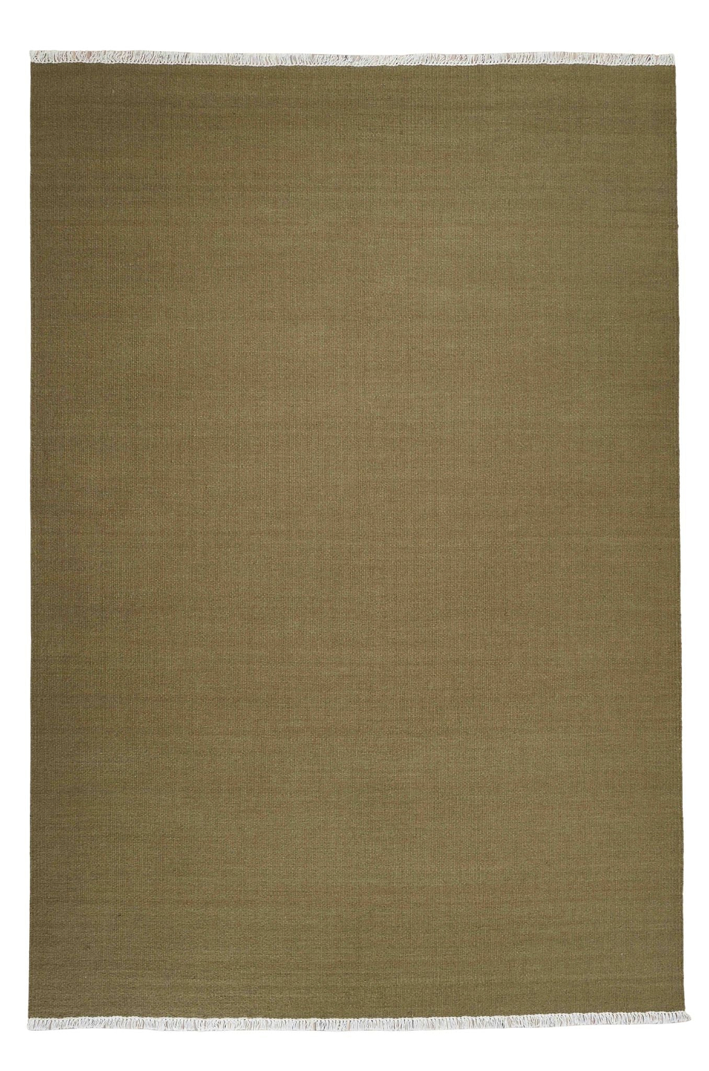 Terrain Reversible Wool Rug in Moss