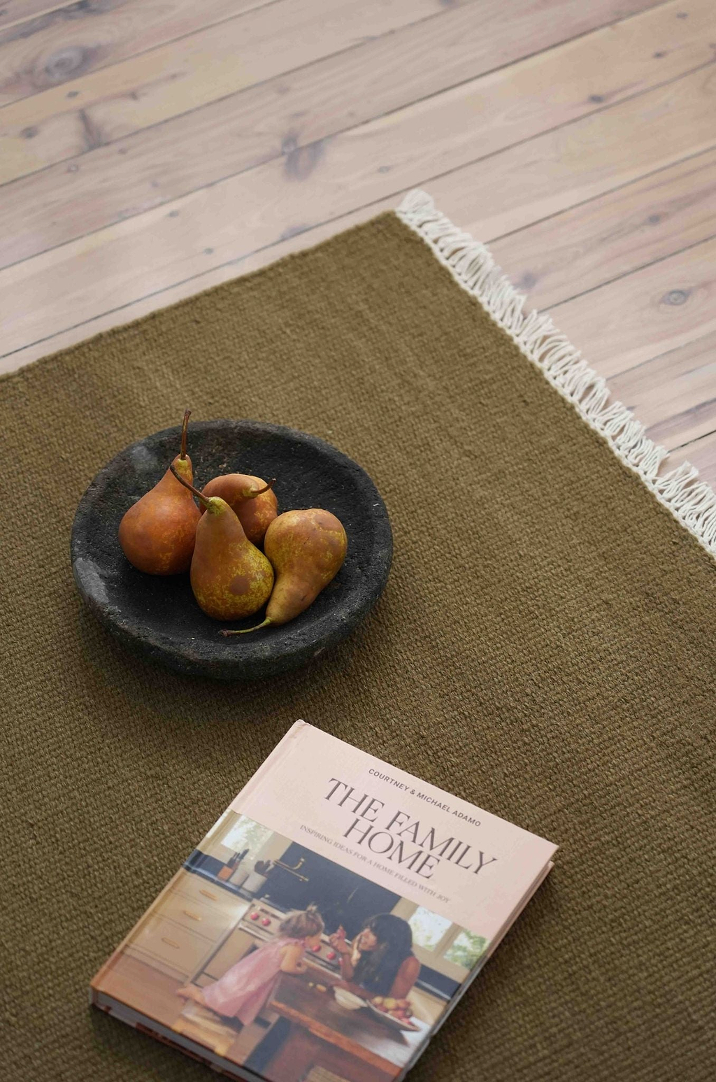 Terrain Reversible Wool Rug in Moss