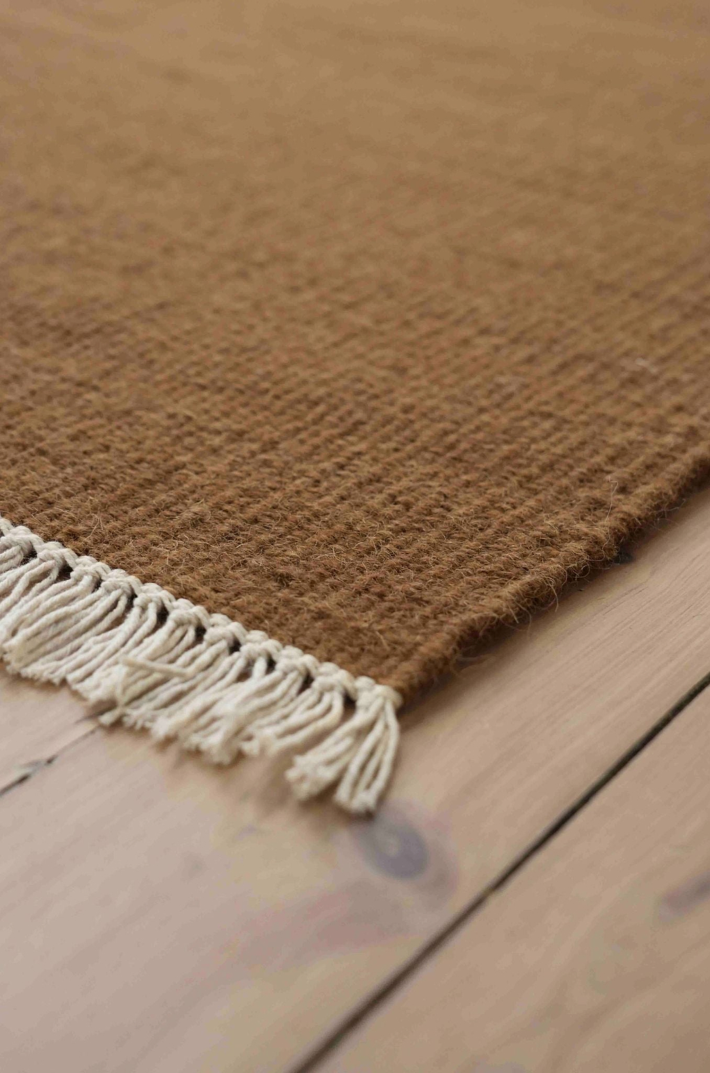 Sample of Terrain Reversible Wool Rug in Bark