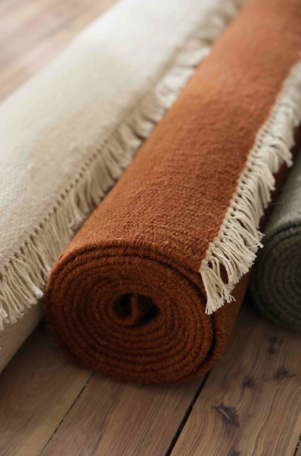 Terrain Flatweave Rug in Ochre