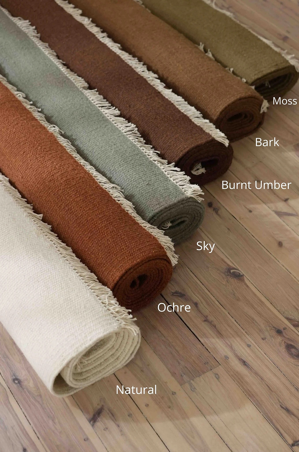 Terrain Flatweave Wool Rug in Bark