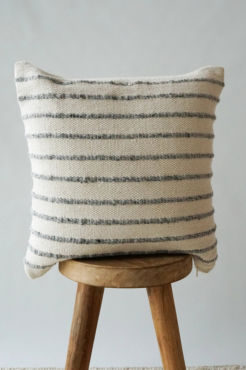Tide Cushion in Grey Blue
