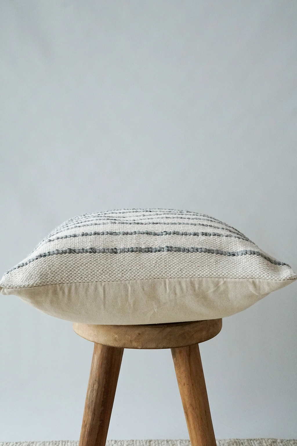 Tide Cushion in Grey Blue