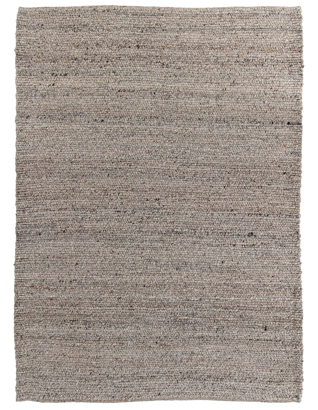 Topanga Chunky Wool Rug in Pebble