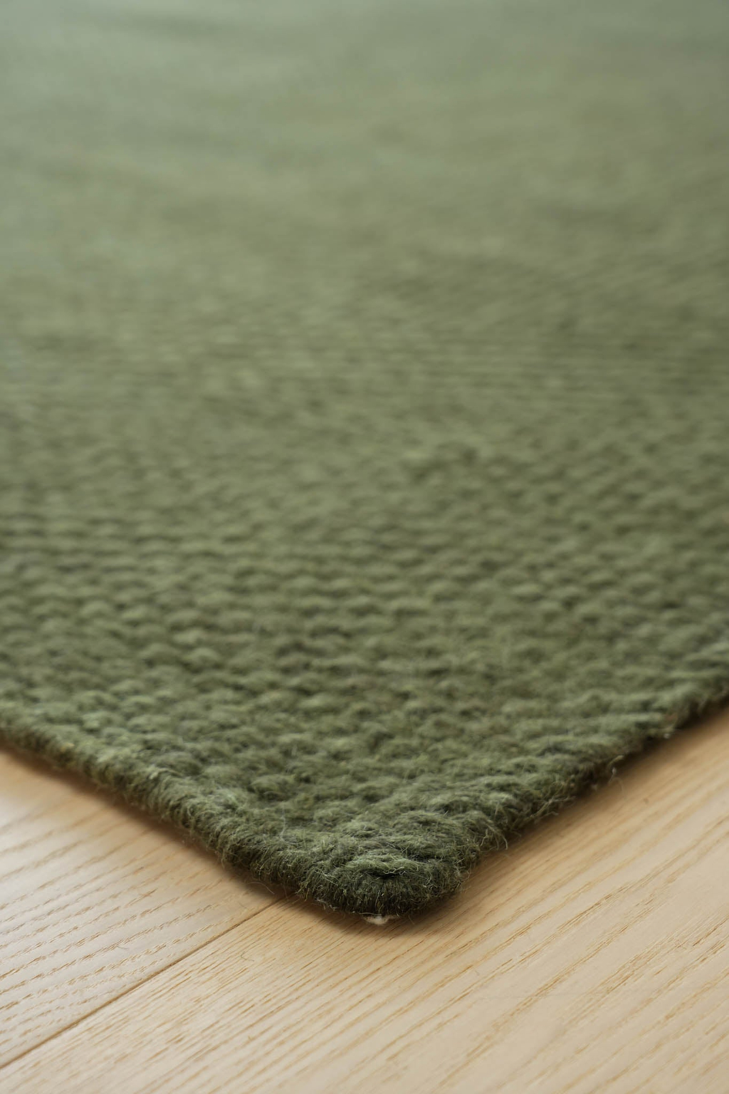 Sample of Cape Basket Weave Rug in Olive