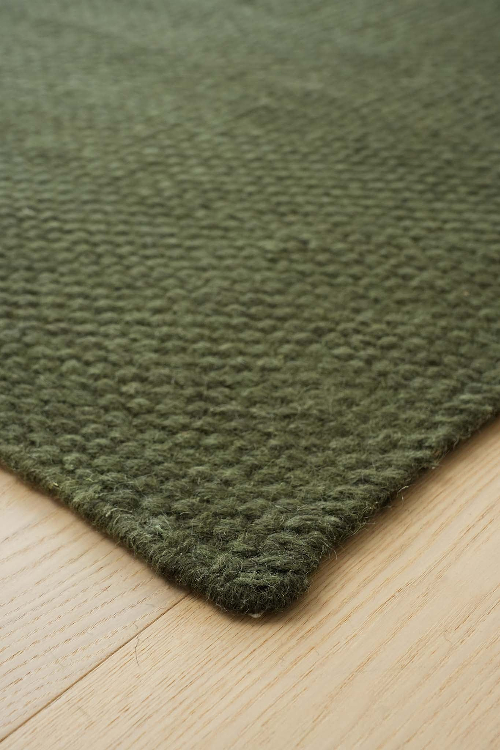 Sample of Cape Basket Weave Rug in Olive
