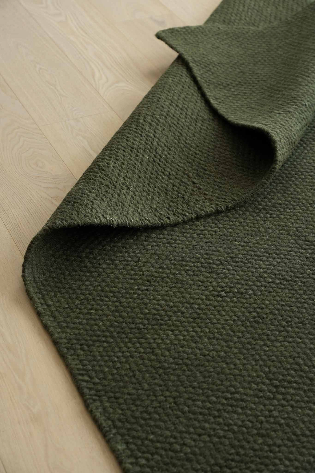 Sample of Cape Basket Weave Rug in Olive