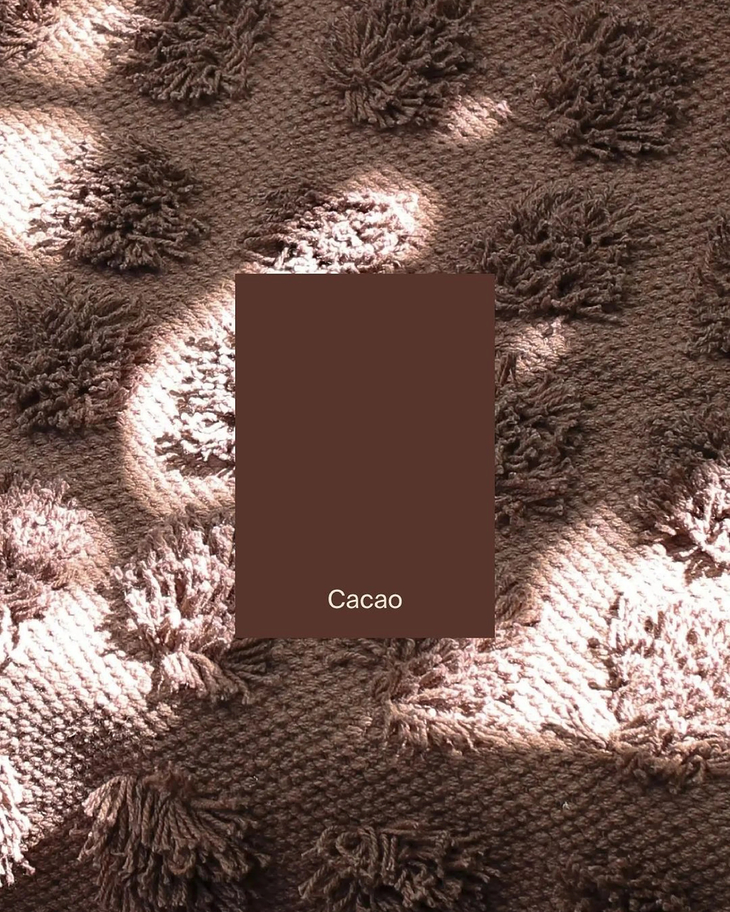 Merry Handwoven Cotton Bathmat in Cacao
