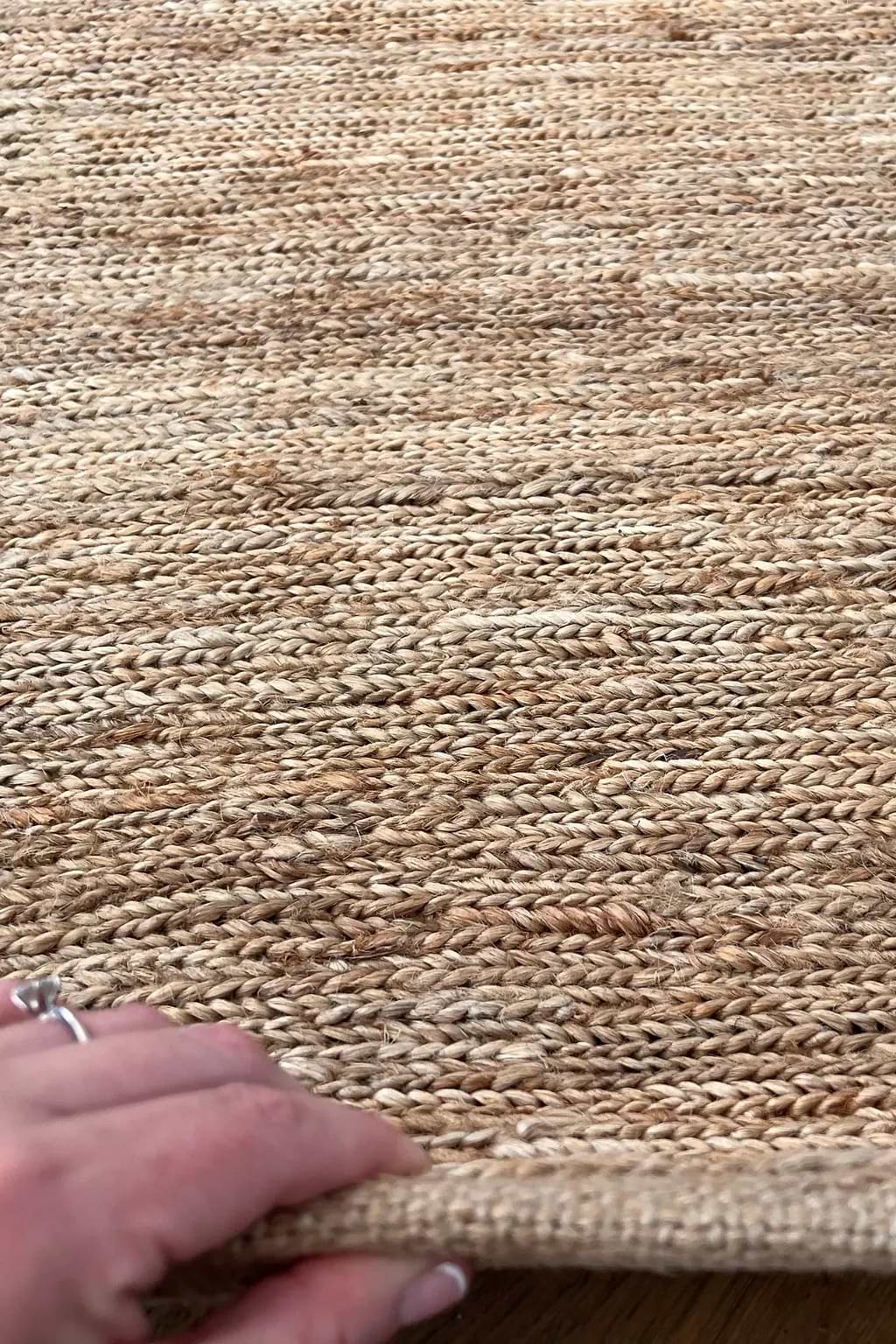 Lavanya Jute Runner Rug in Natural
