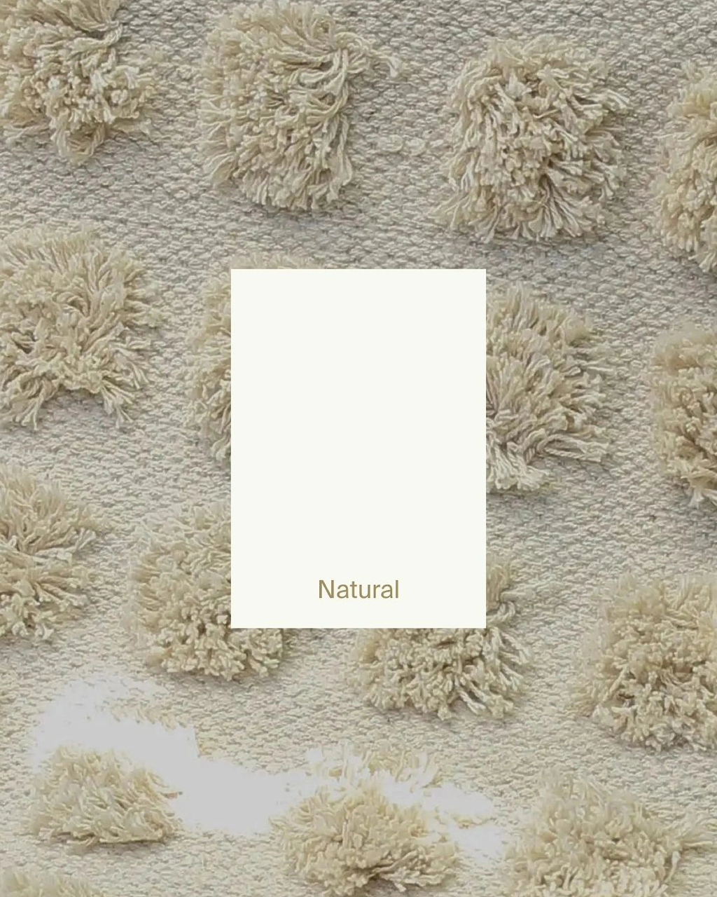 Merry Handwoven Cotton Bathmat in Natural