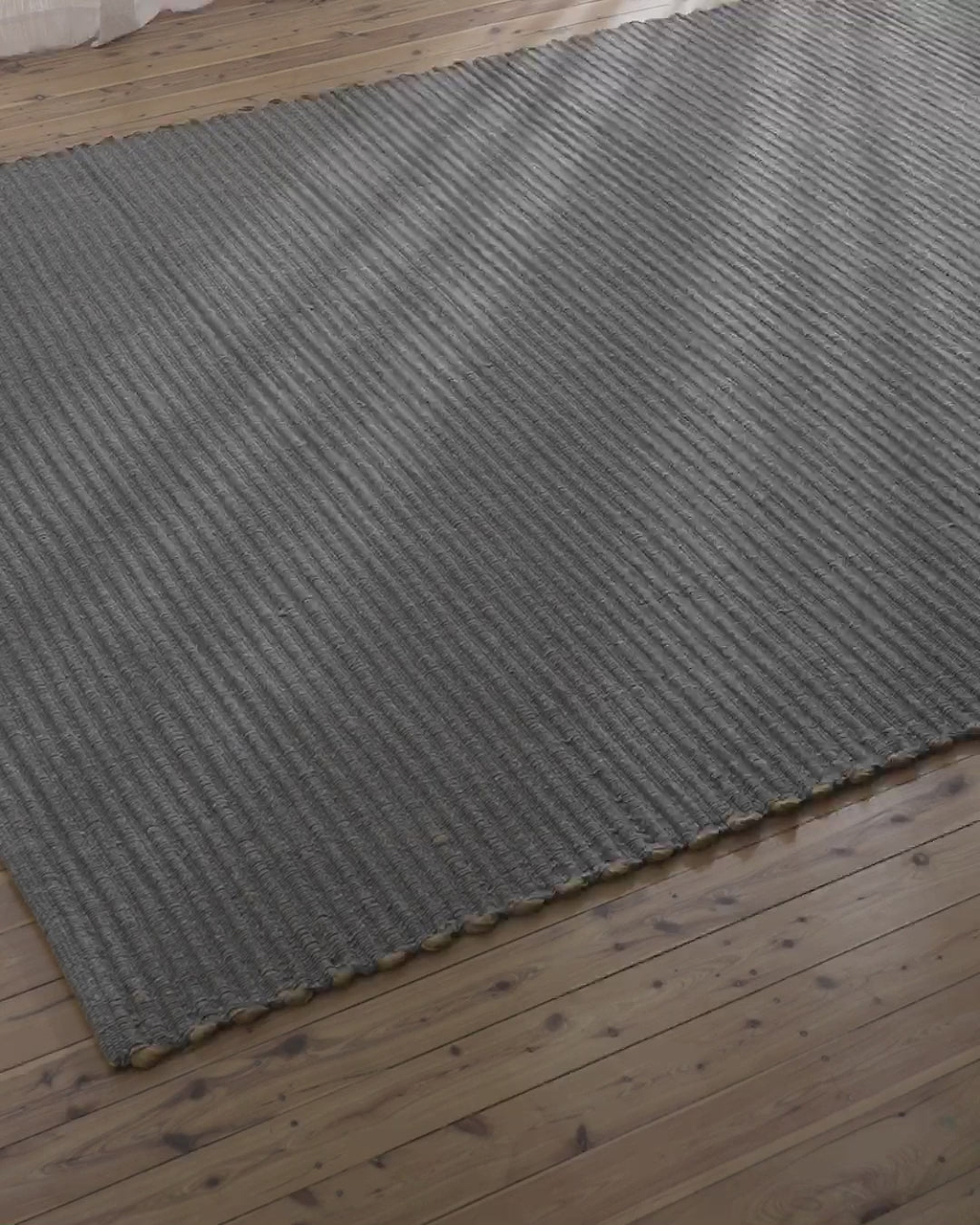 Mendocino Wool & Jute Rug in Dusty Blue