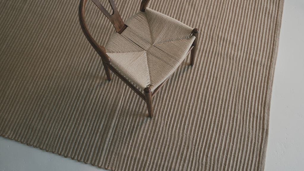 Mendocino Wool & Jute Rug in Latte