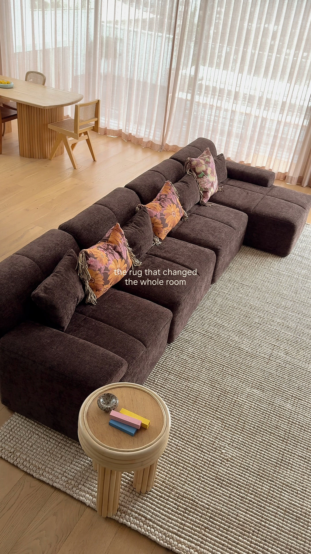 Alskar Handwoven Wool and Jute Rug in Wheat