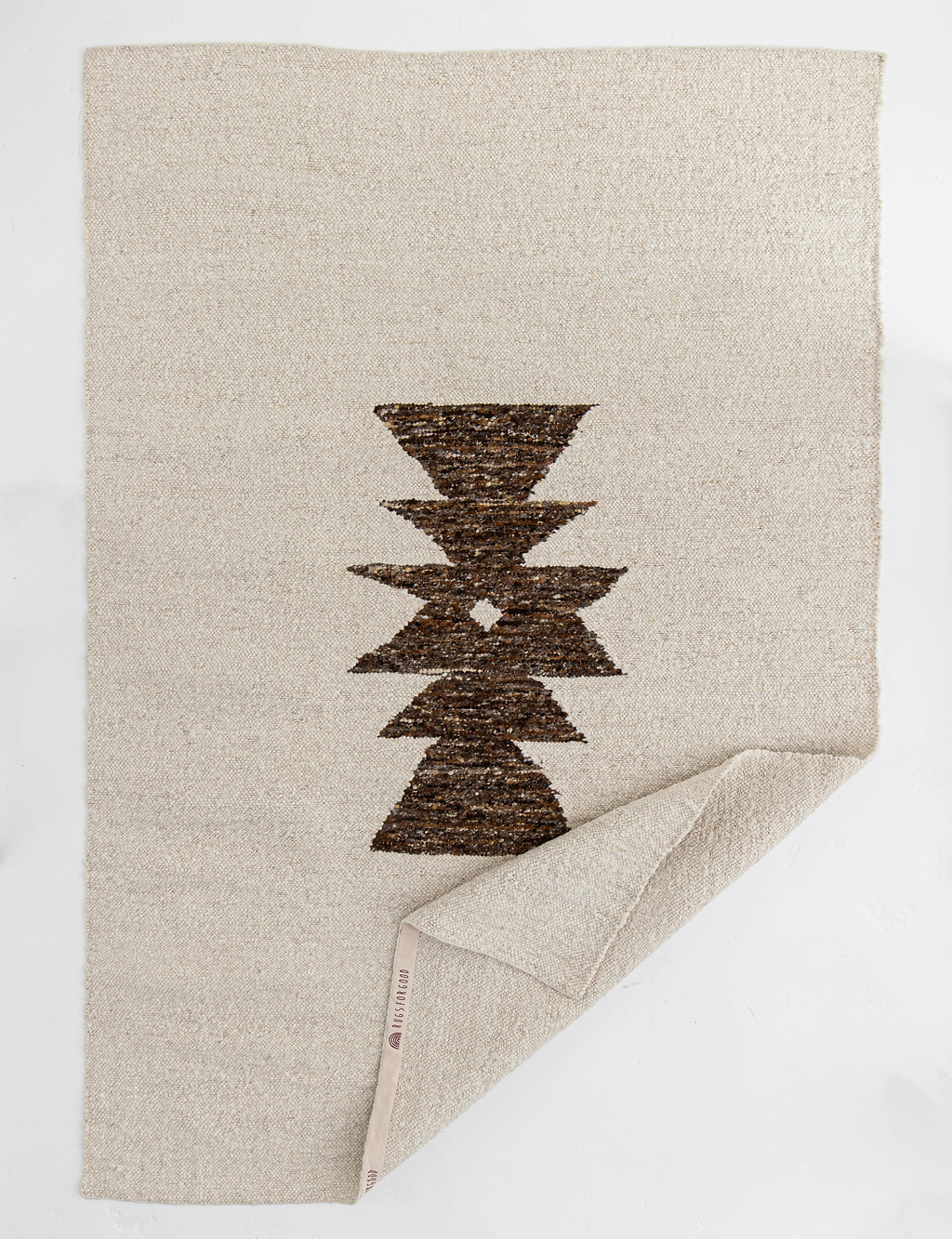 Sedona New Zealand Wool Rug in Mocha Cream