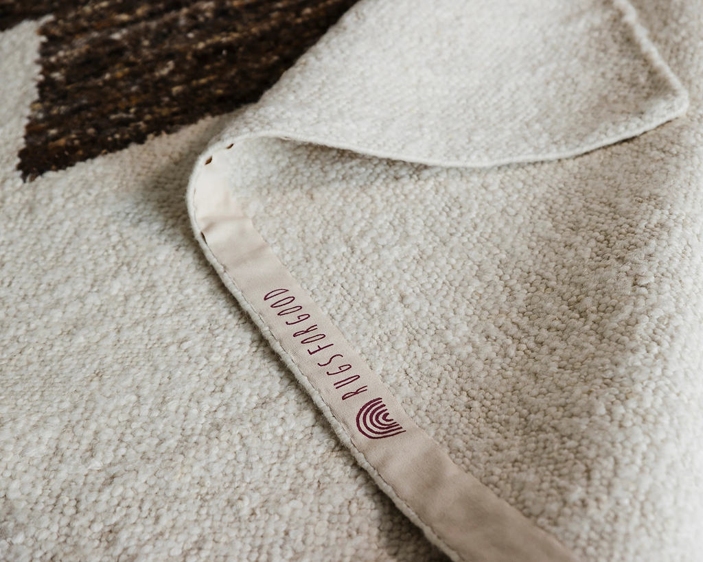 Sedona New Zealand Wool Rug in Mocha Cream