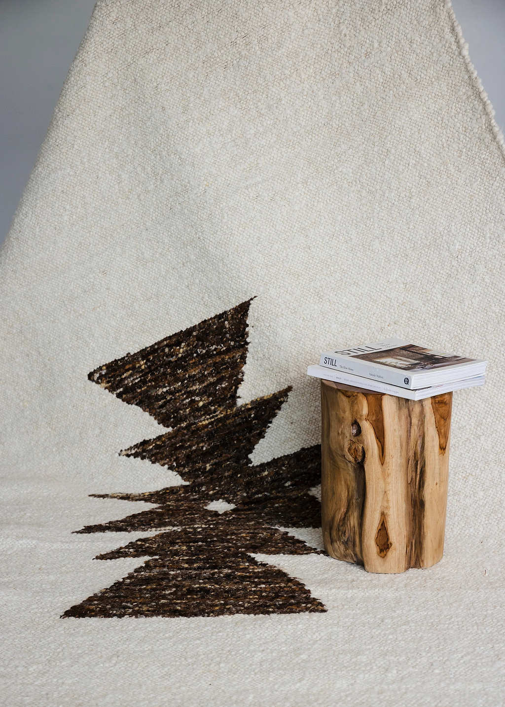Sedona New Zealand Wool Rug in Mocha Cream