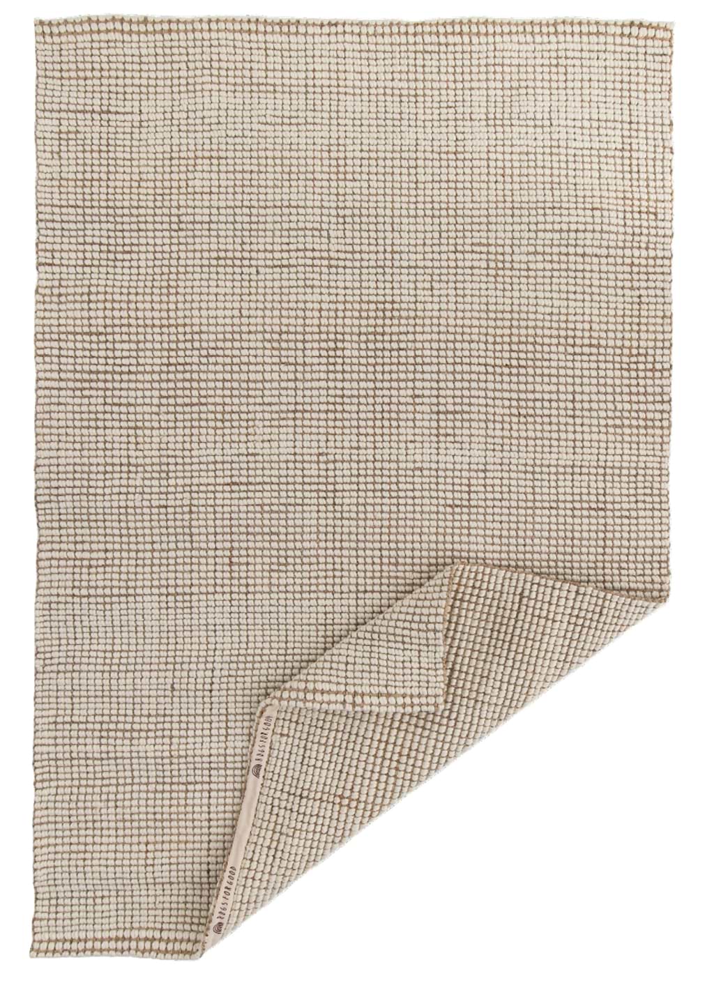 Alskar Handwoven Wool and Jute Rug in Ivory
