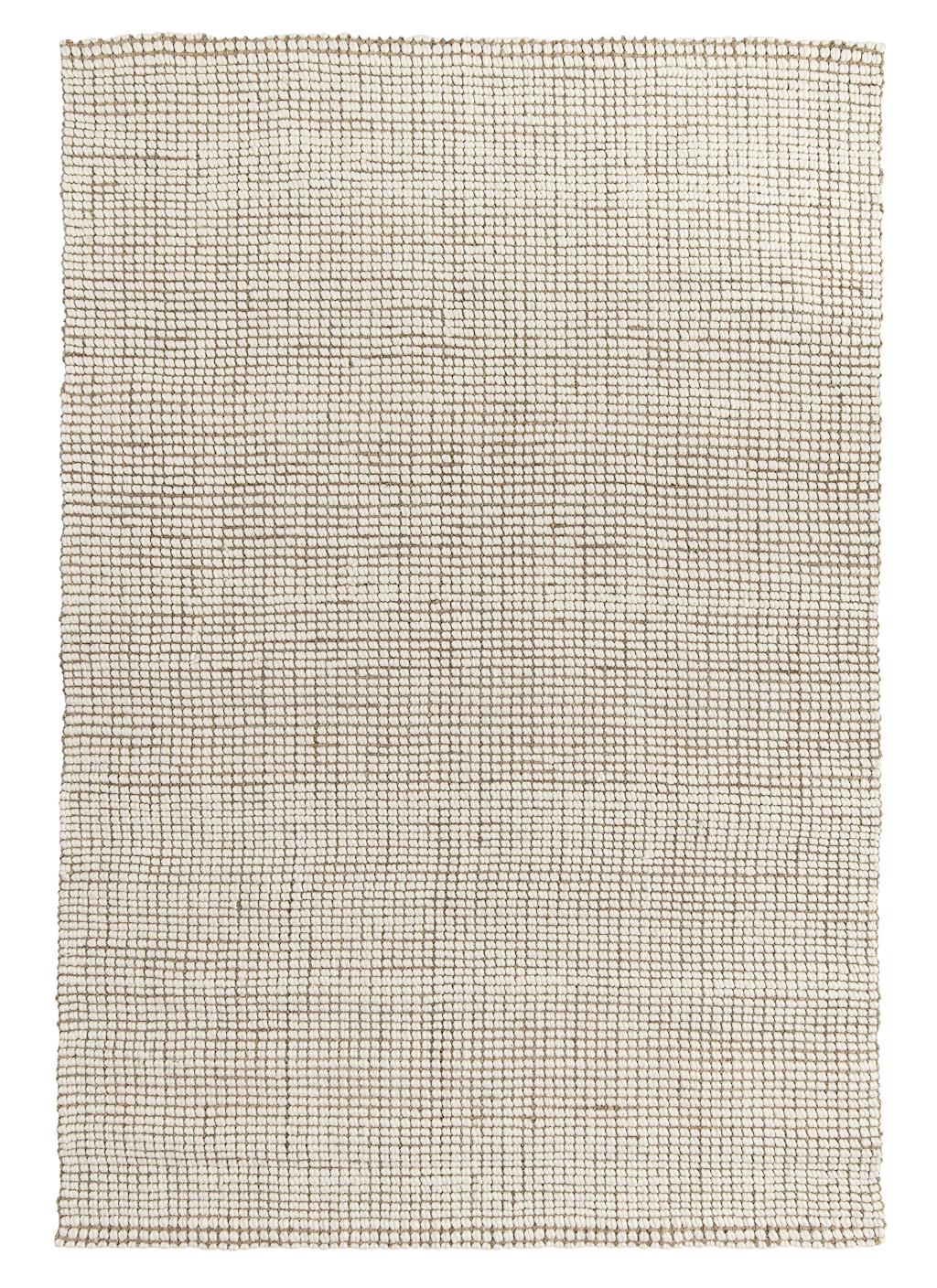 Alskar Handwoven Wool and Jute Rug in Ivory