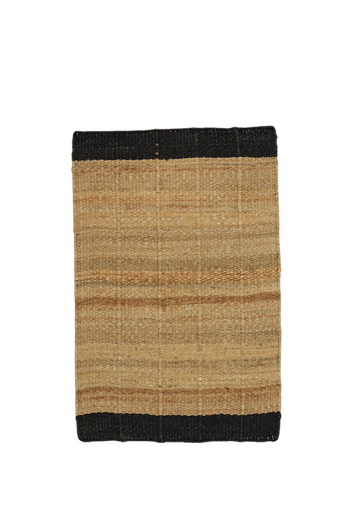 Suffolk Black Trim Jute Doormat
