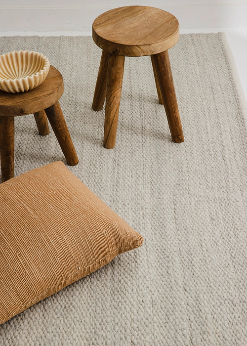Luna Wool Rug in Mist