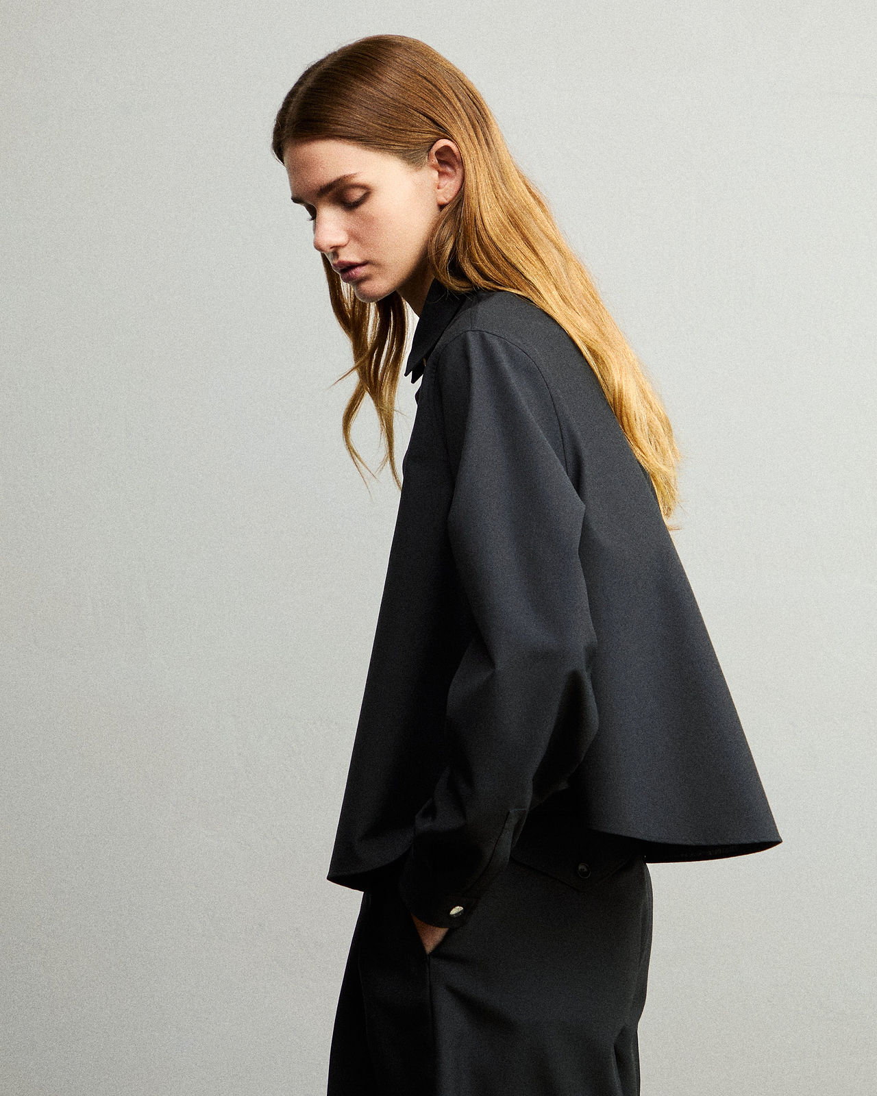 ＜THE RERACS×1LDK×F/STORE＞レギュラーカラーAラインシャツ