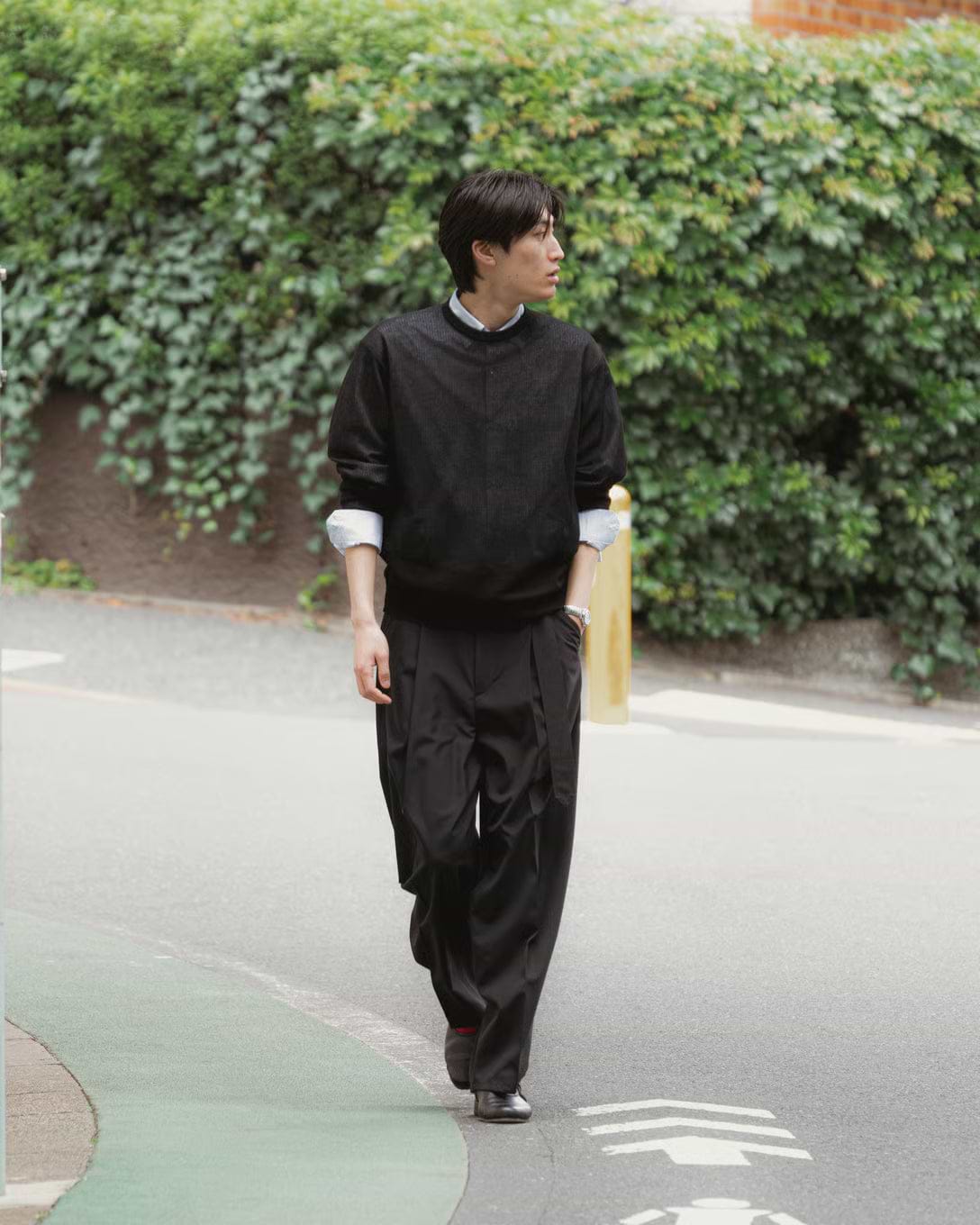 THE RERACS×1LDK×F/STORE＞ ベルテッドワイドパンツ（メンズ