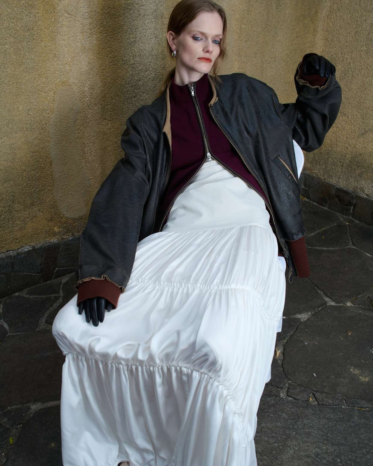 【26AW】クラックテリーミリタリーブルゾン